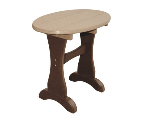 Polywood Oval End Table