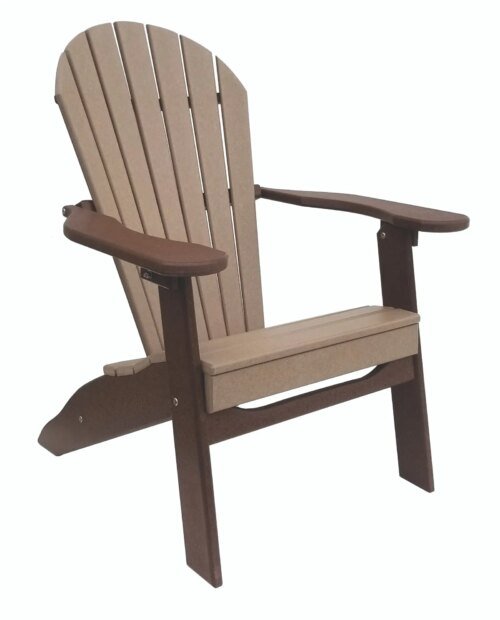 Comfy-Back Folding Adirondack Chair