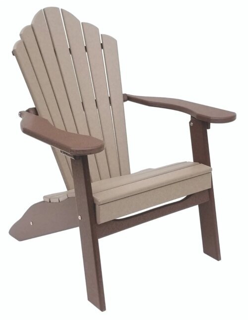 Snuggle-Back Folding Adirondack Chair