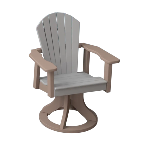 Comfy-Back Swivel Dining Chair