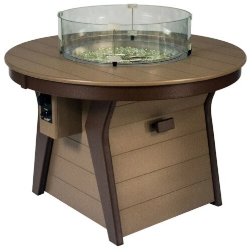 Polywood 44 Inch Round Fire Table