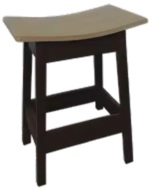 Bar Square Saddle Stool