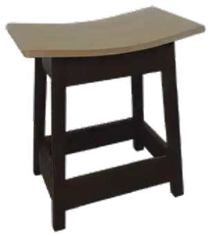 Counter Square Saddle Stool